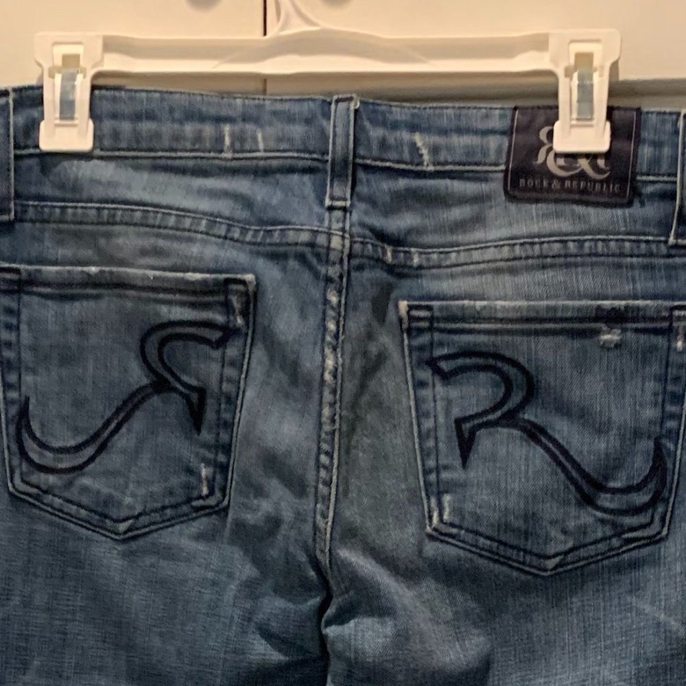 Vintage Rock & Republic Bootcut/Flare Low-rise Jeans, Size 28